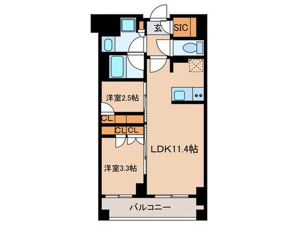 J.GRAN Court 品川西大井EASTの物件間取画像